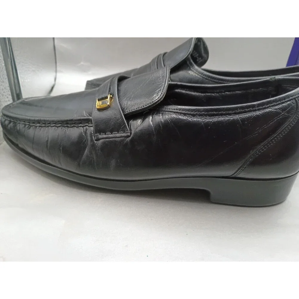 Florsheim Riva Comfortech Loafe Black Leather Size 9 .5